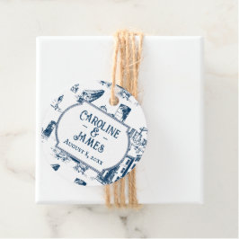 Personalisierte Gastgeschenk Hochzeit der Boston T Geschenkanhänger