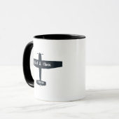 Personalisierte Gastgeschenk Hochzeit für das Schw Tasse (Vorderseite Links)