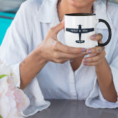 Personalisierte Gastgeschenk Hochzeit für das Schw Tasse