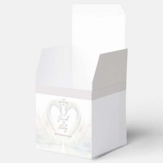 Personalisierte Gastgeschenk Hochzeit Geschenkschachtel (Geöffnet)