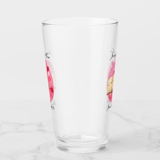 Personalisierte Gastgeschenk Hochzeit Glas (Rechts)