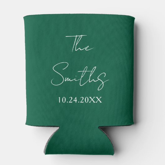 Personalisierte Gastgeschenk Hochzeit Hunde Hausti Dosenkühler (Rückseite)