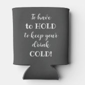 Personalisierte Gastgeschenk Hochzeit kann kühler Dosenkühler (Rückseite)