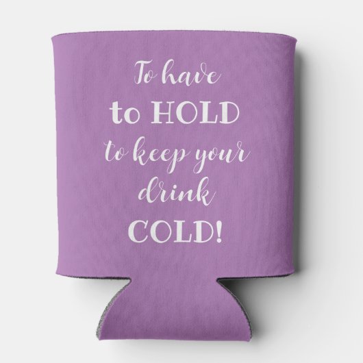 Personalisierte Gastgeschenk Hochzeit kann kühler Dosenkühler (Rückseite)