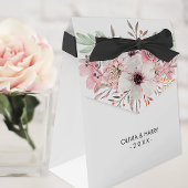Personalisierte Gastgeschenk Hochzeit mit Blumen - Geschenkschachtel