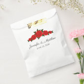 Personalisierte Gastgeschenk Hochzeit mit Rote Ros Geschenktütchen (Versiegelt)