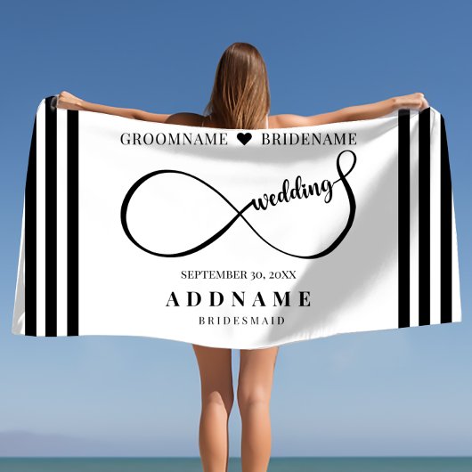 Personalisierte Gastgeschenk Hochzeit Strandtuch