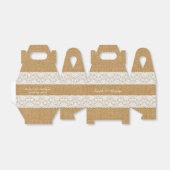 Personalisierte Gastgeschenk Hochzeiten in der Bur Geschenkschachtel (Ungefaltet)