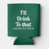 Personalisierte Gastgeschenke für Hochzeiten Dosenkühler (Vorderseite)