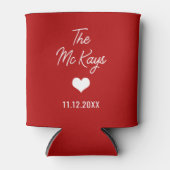 Personalisierte Gastgeschenke Hochzeiten Brautpart Dosenkühler (Vorderseite)