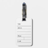 Personalisierte Gastgeschenke Hochzeiten Gepäckanhänger (Rückseite vertikal)