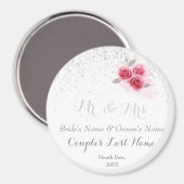 Personalisierte Gastgeschenke Hochzeiten Magnete,  Magnet (Vorderseite/Rückseite)