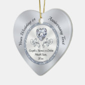 Personalisierte Gastgeschenke Hochzeiten, Weihnach Keramik Ornament (Links)