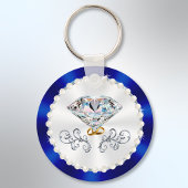 Personalisierte Gastgeschenke zum Jubiläum für die Schlüsselanhänger