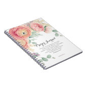 Personalisierte Gebets-Zeitschrift erröten Notizblock (Rechte Seite)