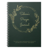 Personalisierte Gebets-Zeitschrift Notizblock (Vorderseite)