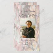 Personalisierte Gebetskarte / Gebetskarte (Vorne/Hinten)