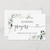 Personalisierte Gebetskarten mit Umschlägen (Vorne/Hinten)