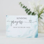 Personalisierte Gebetskarten mit Umschlägen (Stehend Vorderseite)