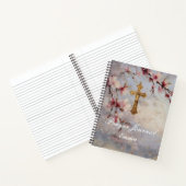 Personalisierte Gebetszeitschrift Cherry Blüten Notizblock (Innenseite)