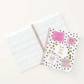 Personalisierte Gebetszeitschrift | Polka dot Notizblock (Innenseite)