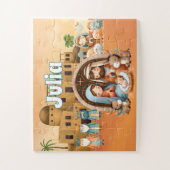 Personalisierte Geburt Christi  Puzzle (Vertikal)