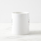 Personalisierte Geburtsblume Aster Maßanfertigung Kaffeetasse (Mittel)