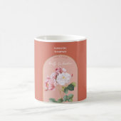 Personalisierte Geburtsblume Monat Juni Rose Kaffeetasse (Mittel)