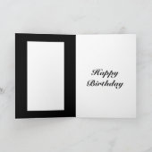 Personalisierte Geburtsjahrkarte Karte (Innenseite)