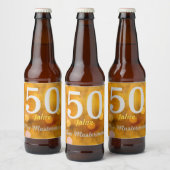 personalisierte Geburtstag bierflaschen etiketten (Flaschen)