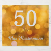 personalisierte Geburtstag Bierflaschenetikett (Einzelnes Label)