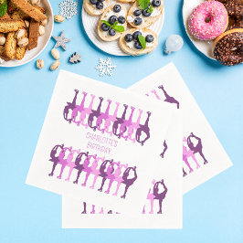 Personalisierte Geburtstags-Abbildung Skaten Serviette