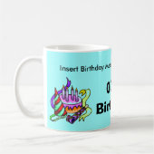Personalisierte Geburtstags-Tassen Kaffeetasse (Links)