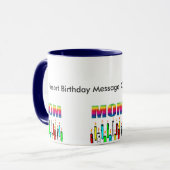 Personalisierte Geburtstags-Tassen Tasse (Vorderseite Links)
