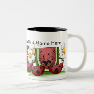 Personalisierte Geburtstags-Tassen Zweifarbige Tasse