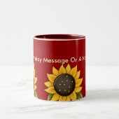 Personalisierte Geburtstags-Tassen Zweifarbige Tasse (Mittel)