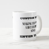 Personalisierte Geburtstagsbezeichnung und Tasse d (Vorderseite Rechts)