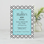 Personalisierte Geburtstagseinladung Einladung (Stehend Vorderseite)