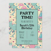 Personalisierte Geburtstagseinladung Einladung (Vorne/Hinten)