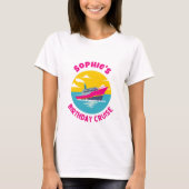 Personalisierte Geburtstagsfahrt T-Shirt (Vorderseite)