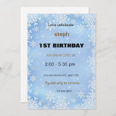 personalisierte Geburtstagsfeier Einladung (Vorne/Hinten)