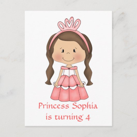 Personalisierte Geburtstagsfeier Einladungspostkarte (Vorderseite)