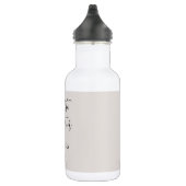 Personalisierte Geburtstagsfeier - Im Alter perfek Edelstahlflasche (Rechts)
