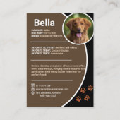 Personalisierte Geburtstagsgeschenk-Handels Karte (Rückseite)