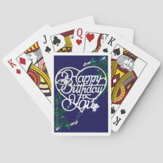 Personalisierte Geburtstagsgeschenke Classic Spielkarten