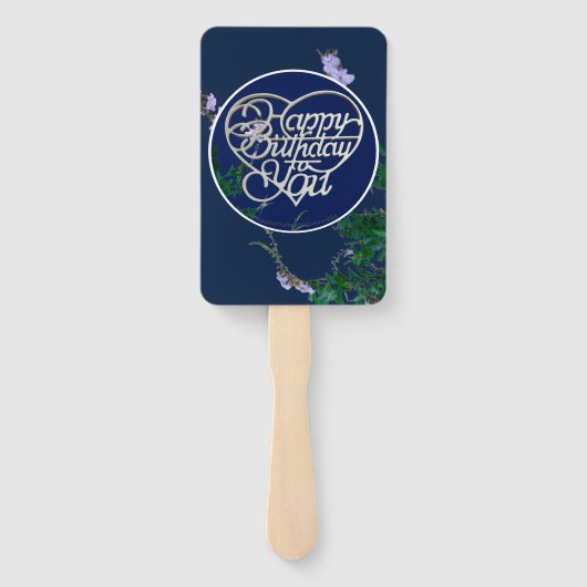 Personalisierte Geburtstagsgeschenke Fächer (Rückseite)