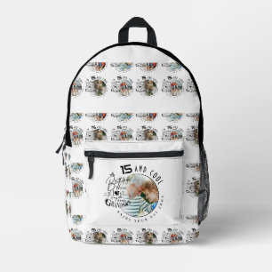 Personalisierte Geburtstagsgeschenke für den Enkel Bedruckter Rucksack
