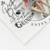 Personalisierte Geburtstagsgeschenke für den Enkel Fleecedecke (Ecke)