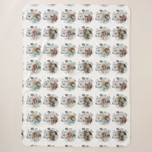 Personalisierte Geburtstagsgeschenke für den Enkel Sherpadecke