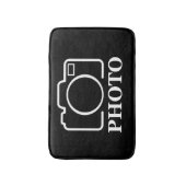 Personalisierte Geburtstagsgeschenkidee Hochladen Badematte (Vorderseite Vertikal)